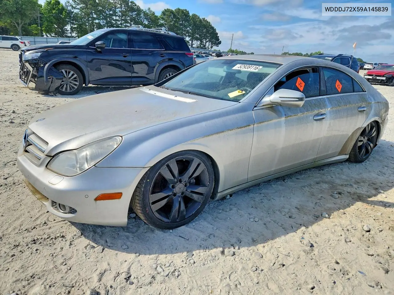 2009 Mercedes-Benz Cls 550 VIN: WDDDJ72X59A145839 Lot: 52939116