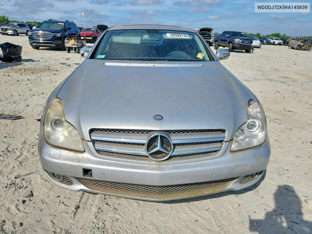 2009 Mercedes-Benz Cls 550 VIN: WDDDJ72X59A145839 Lot: 52939116