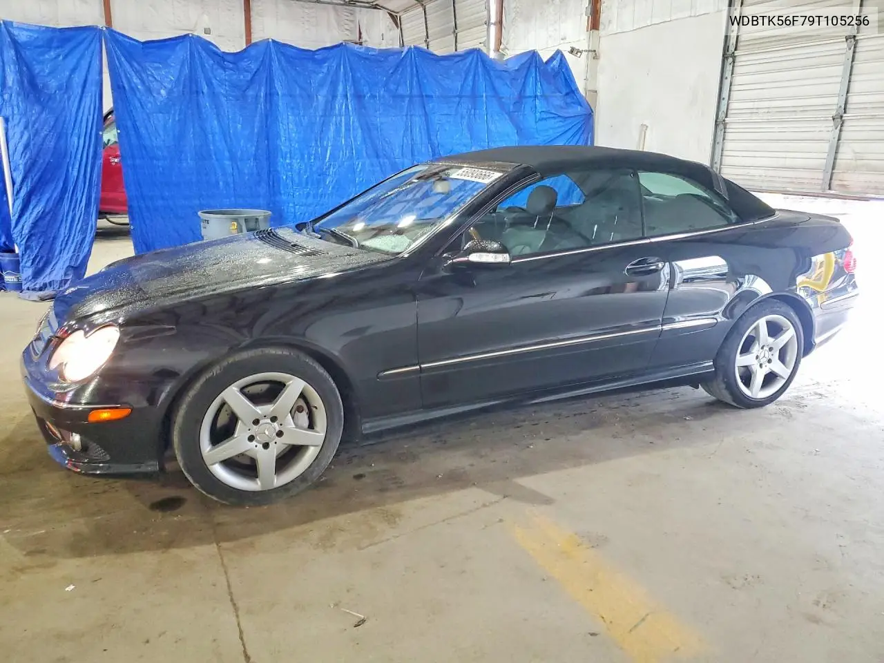 2009 Mercedes-Benz Clk 350 VIN: WDBTK56F79T105256 Lot: 55093666