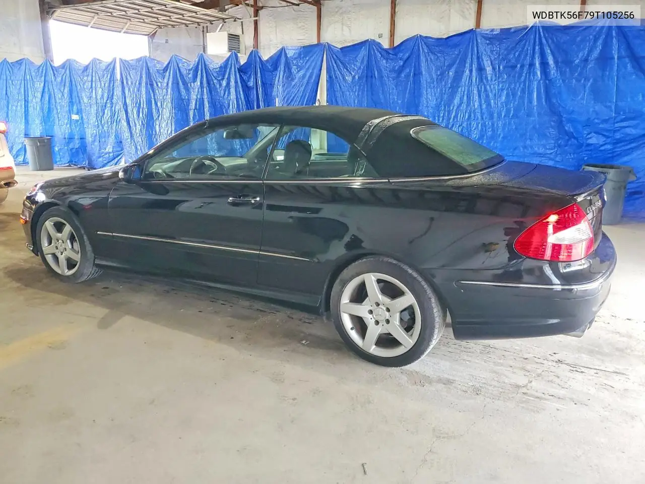 2009 Mercedes-Benz Clk 350 VIN: WDBTK56F79T105256 Lot: 55093666