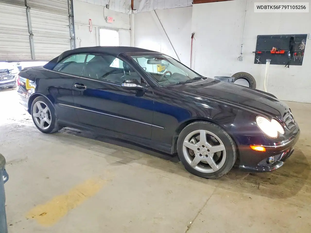 2009 Mercedes-Benz Clk 350 VIN: WDBTK56F79T105256 Lot: 55093666