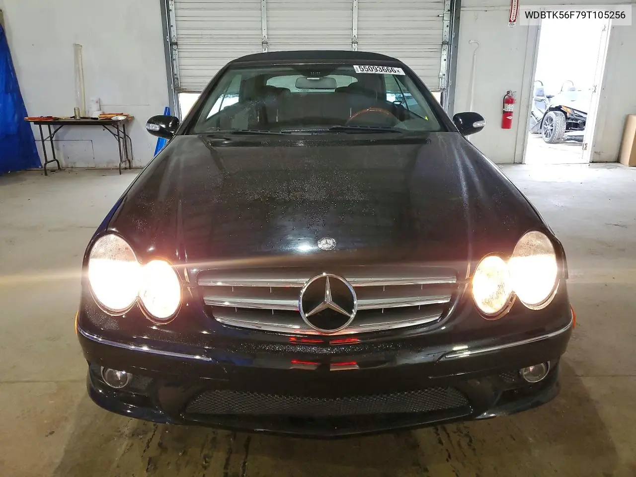 2009 Mercedes-Benz Clk 350 VIN: WDBTK56F79T105256 Lot: 55093666