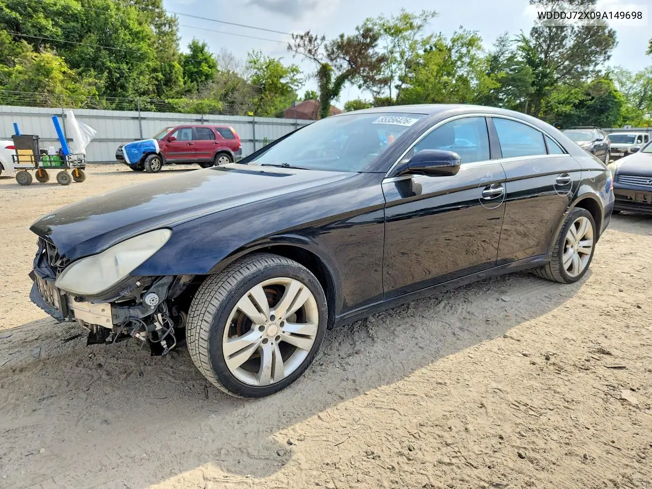 2009 Mercedes-Benz Cls 550 VIN: WDDDJ72X09A149698 Lot: 55356426