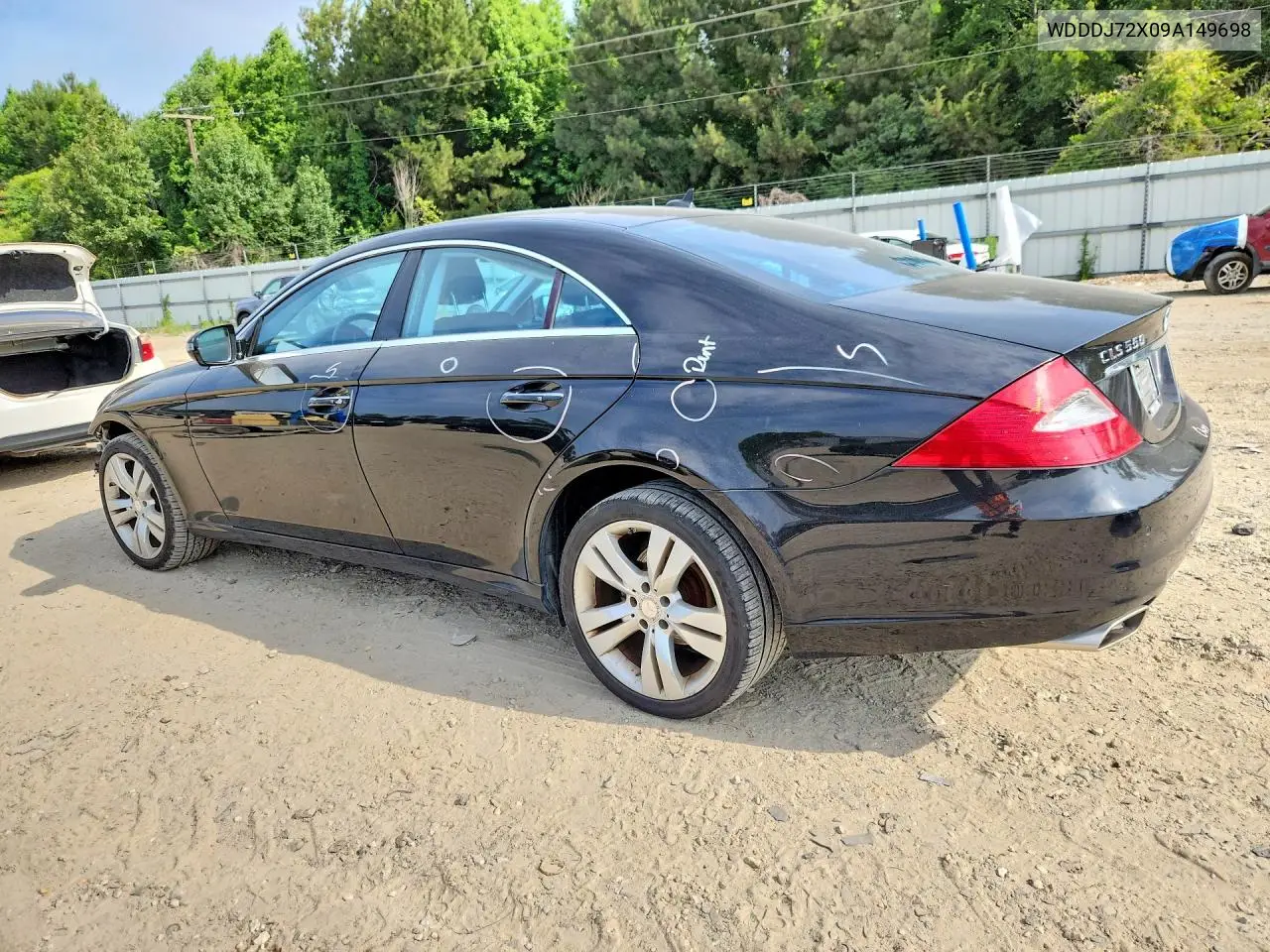 2009 Mercedes-Benz Cls 550 VIN: WDDDJ72X09A149698 Lot: 55356426