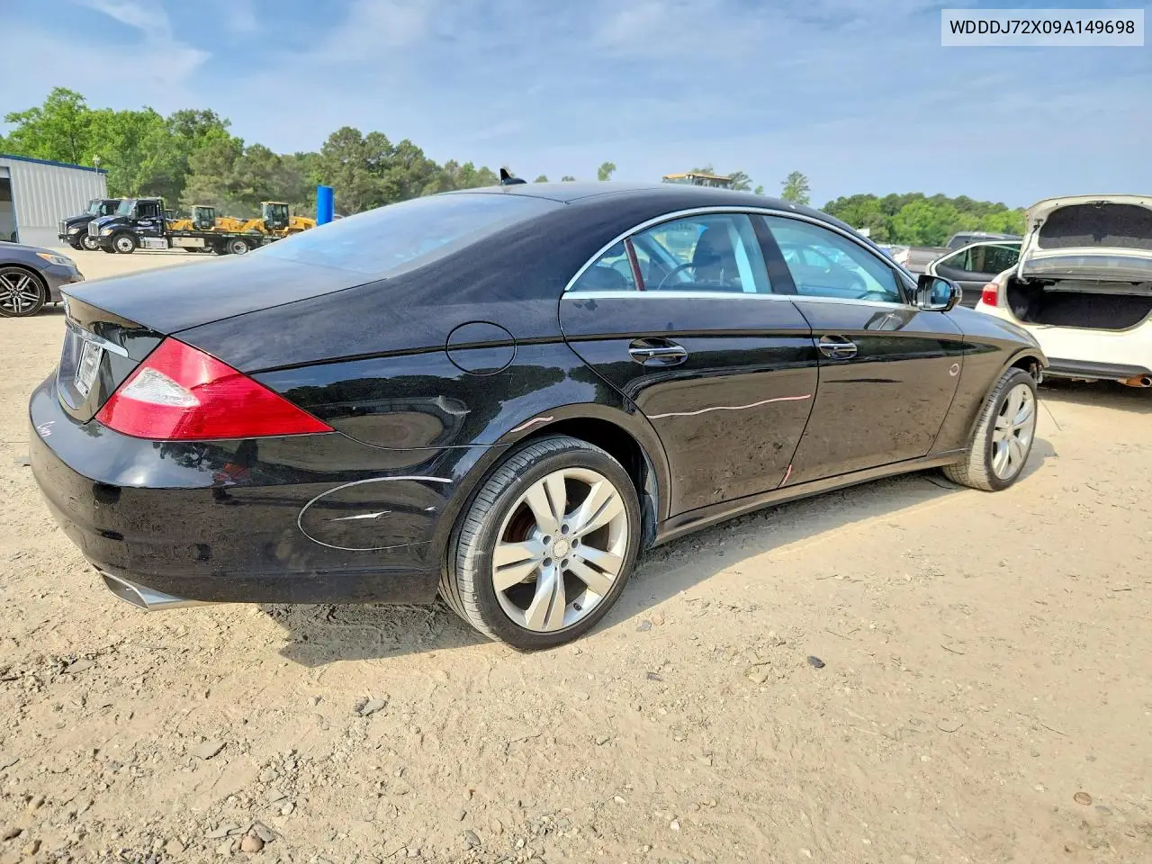 2009 Mercedes-Benz Cls 550 VIN: WDDDJ72X09A149698 Lot: 55356426