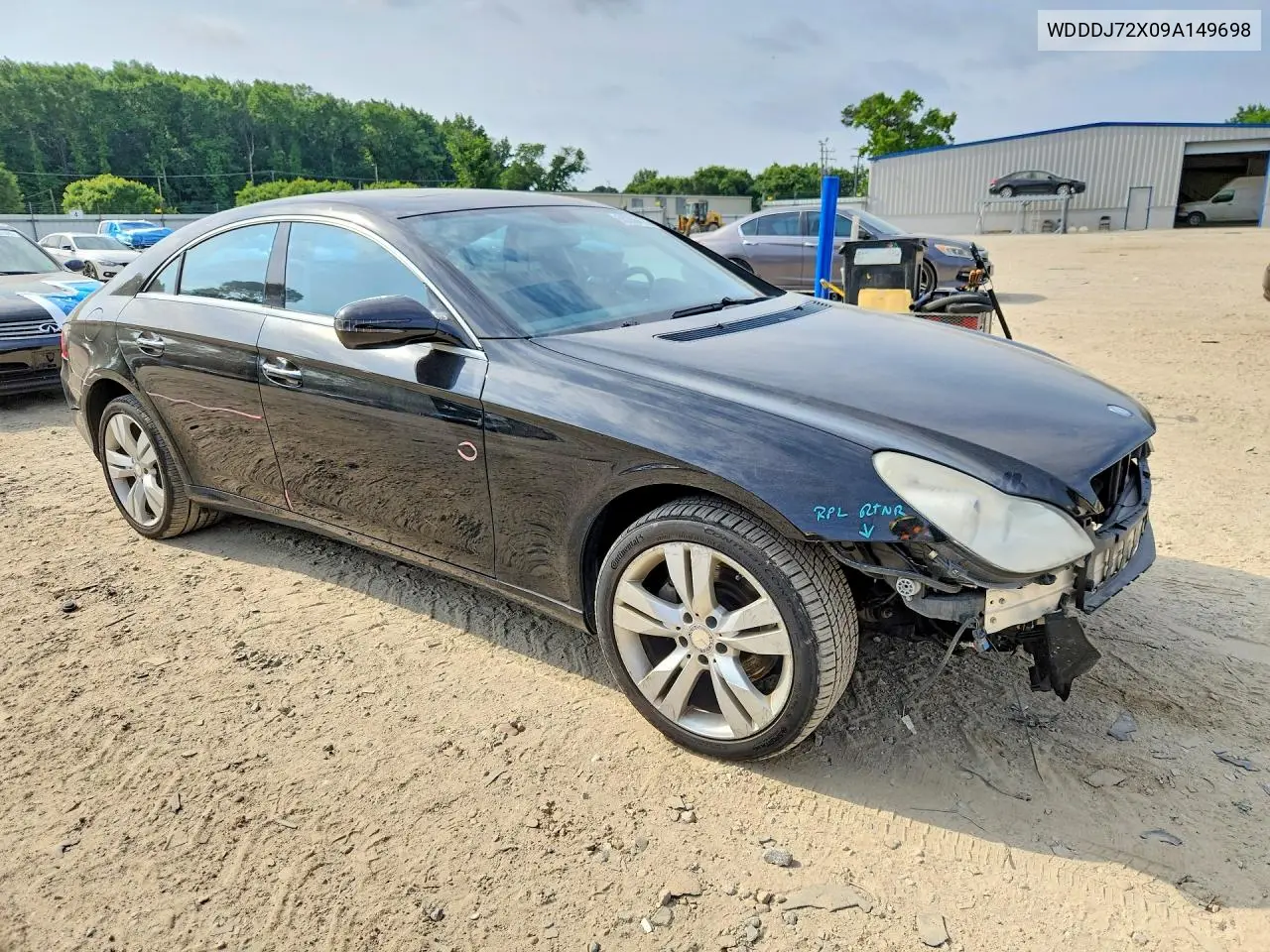 2009 Mercedes-Benz Cls 550 VIN: WDDDJ72X09A149698 Lot: 55356426