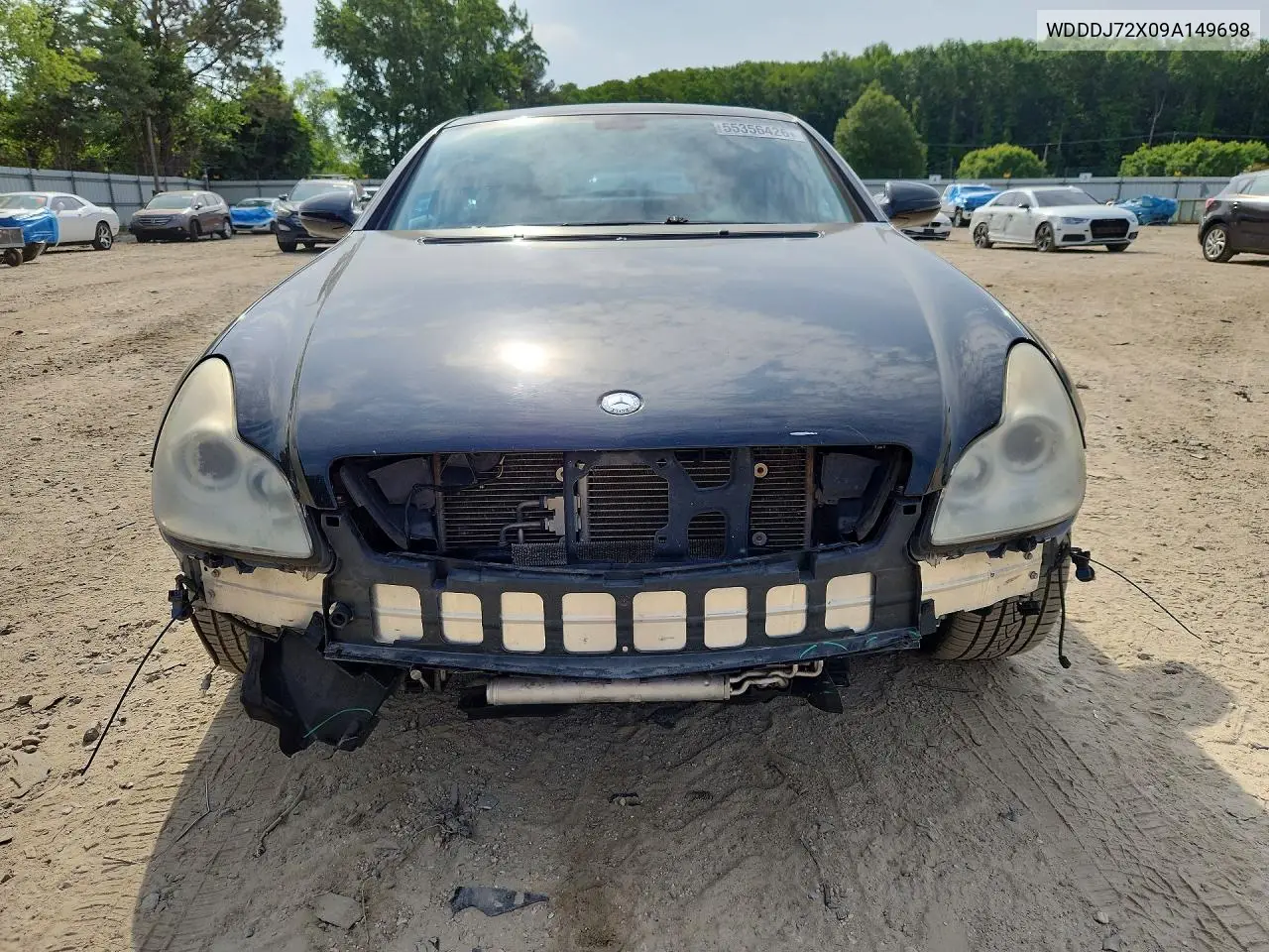 2009 Mercedes-Benz Cls 550 VIN: WDDDJ72X09A149698 Lot: 55356426