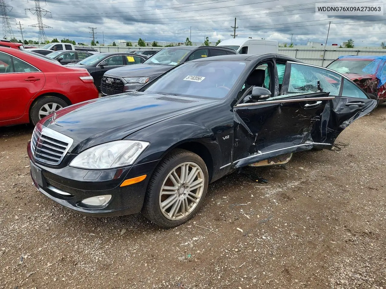 2009 Mercedes-Benz S 600 VIN: WDDNG76X09A273063 Lot: 57182056