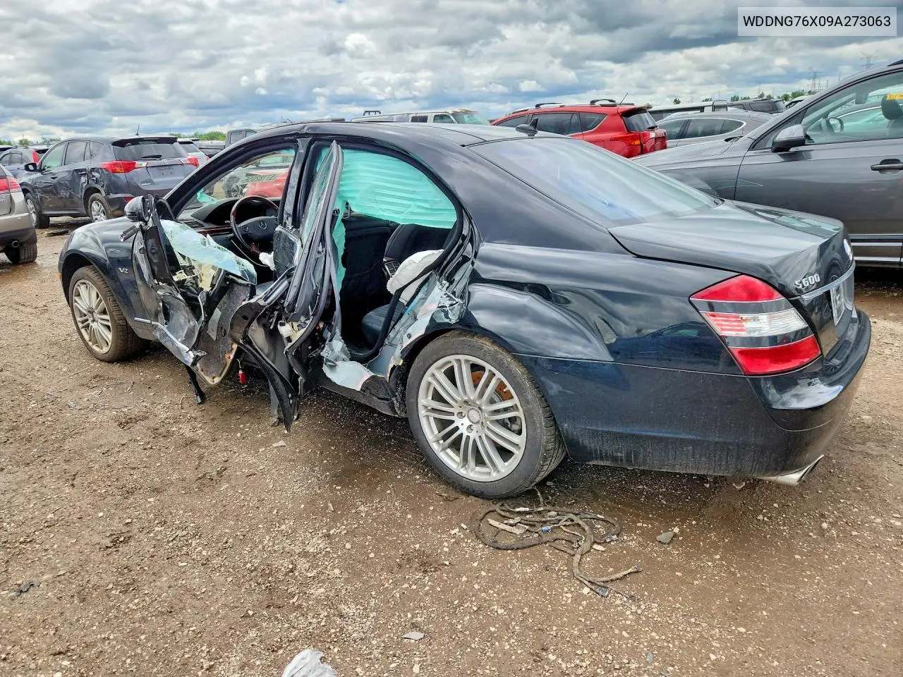 2009 Mercedes-Benz S 600 VIN: WDDNG76X09A273063 Lot: 57182056