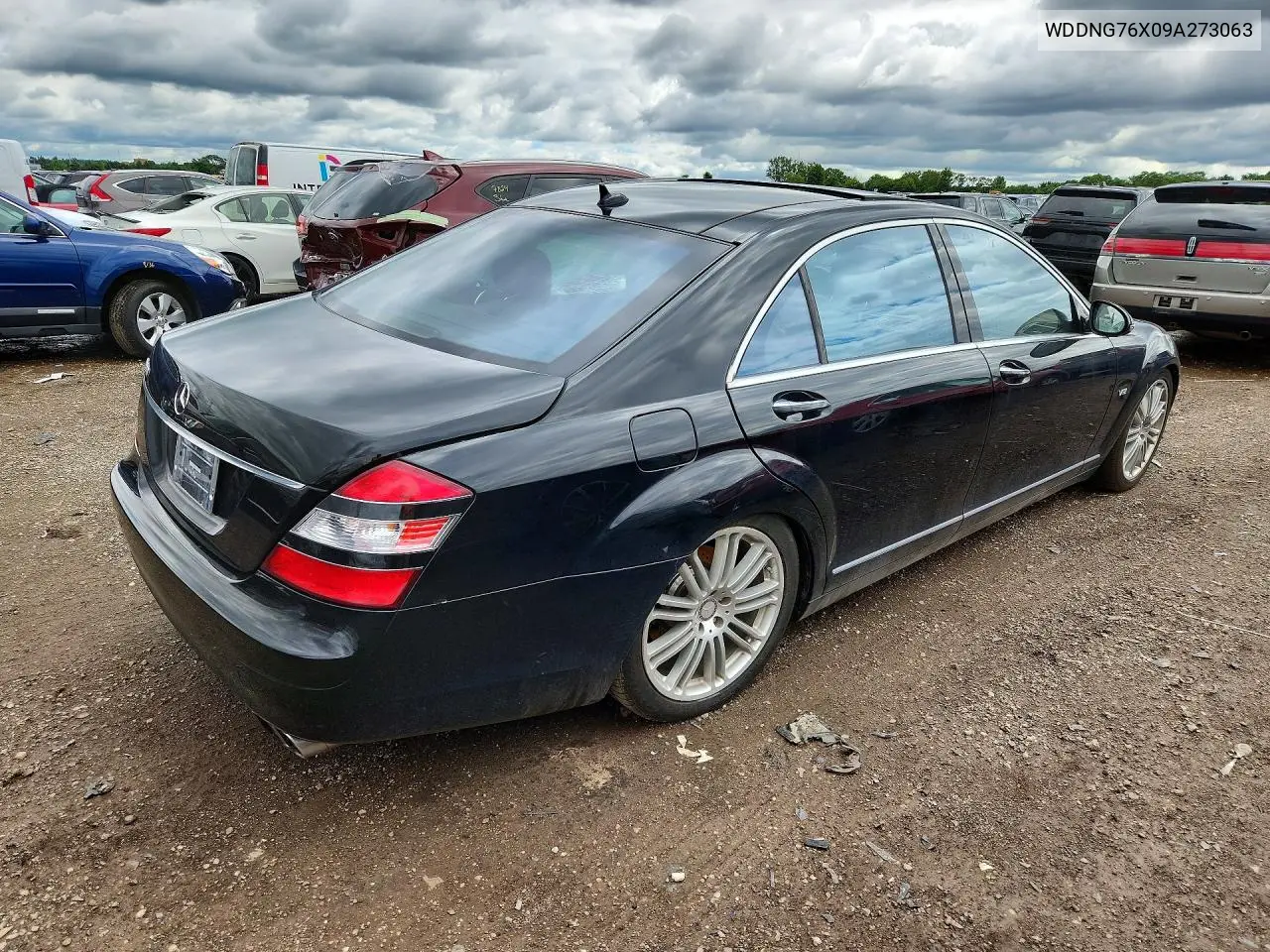 2009 Mercedes-Benz S 600 VIN: WDDNG76X09A273063 Lot: 57182056