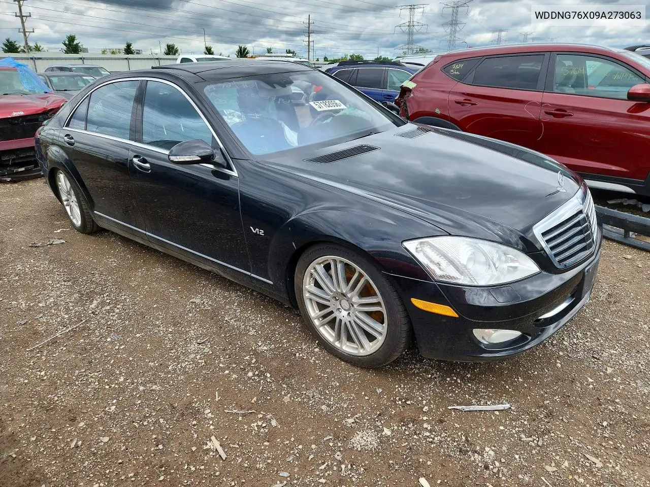 2009 Mercedes-Benz S 600 VIN: WDDNG76X09A273063 Lot: 57182056