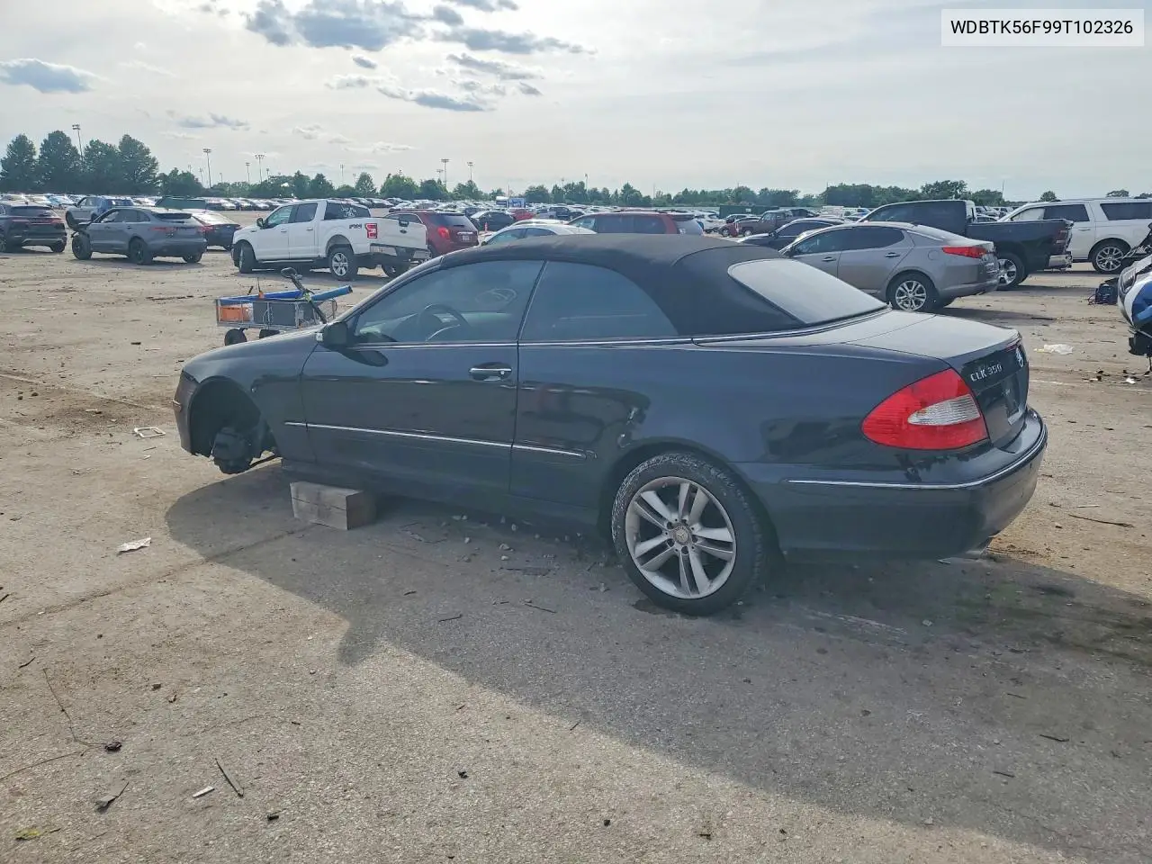2009 Mercedes-Benz Clk 350 VIN: WDBTK56F99T102326 Lot: 57863946