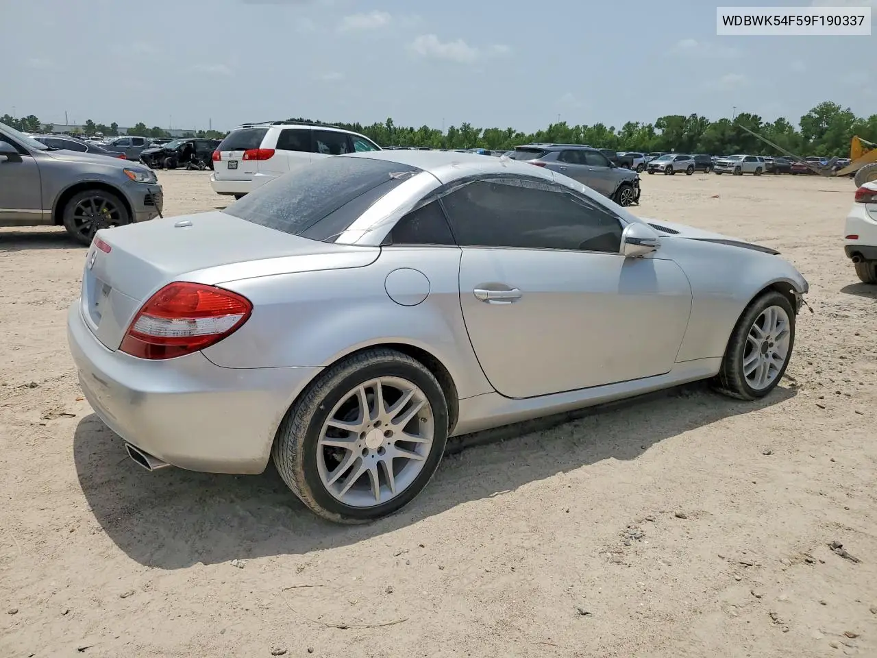 2009 Mercedes-Benz Slk 300 VIN: WDBWK54F59F190337 Lot: 58463386