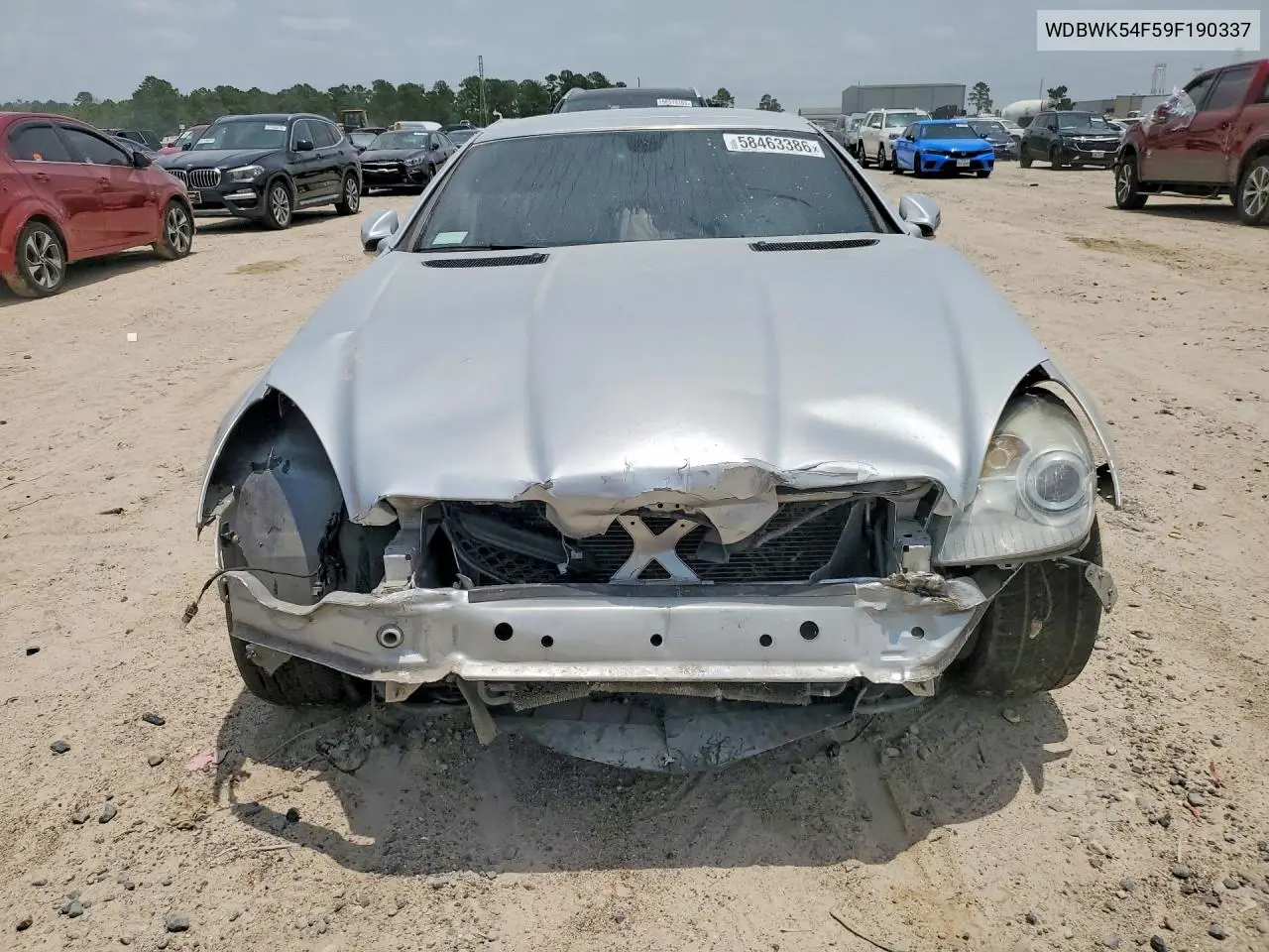 2009 Mercedes-Benz Slk 300 VIN: WDBWK54F59F190337 Lot: 58463386