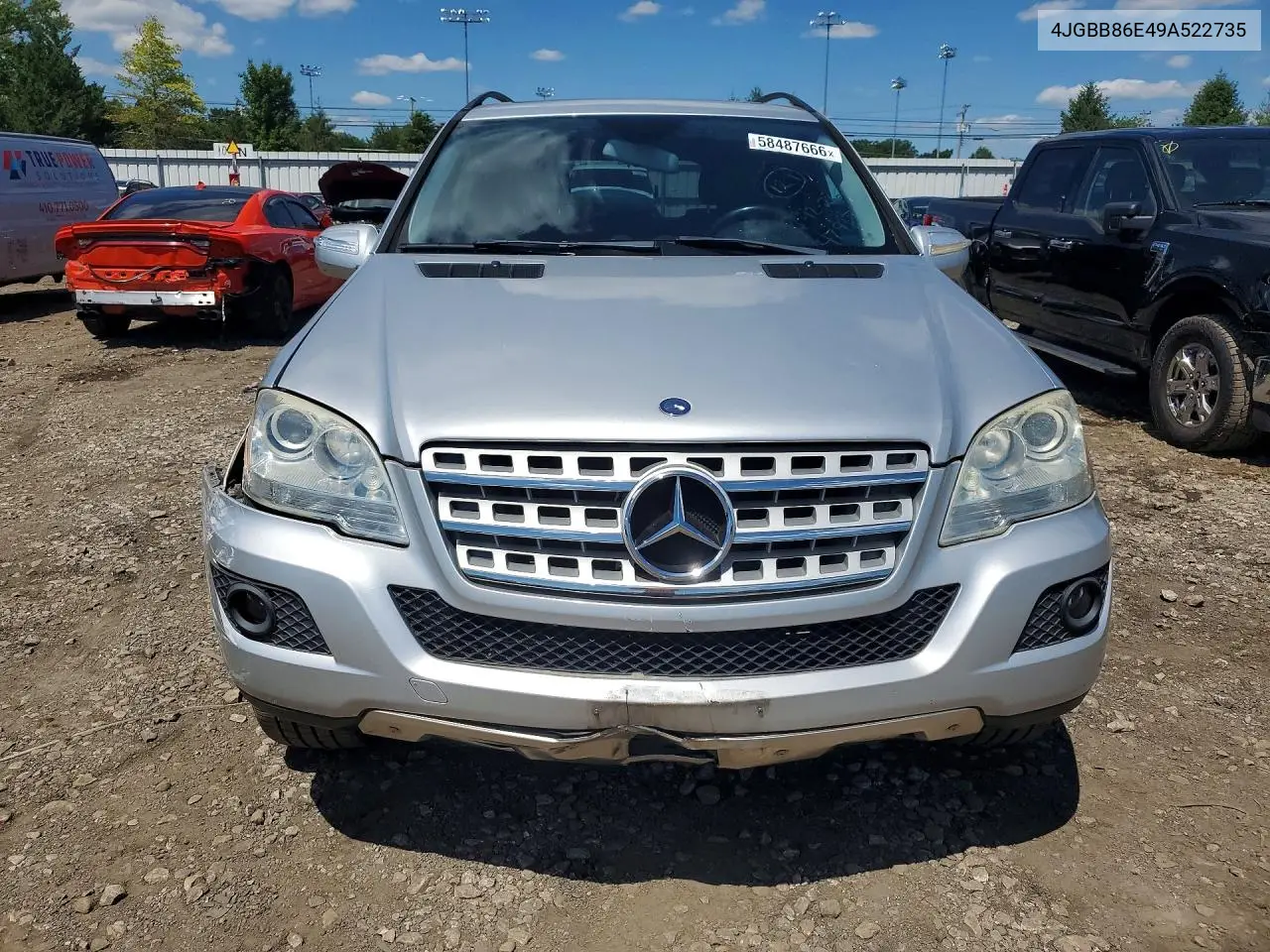 2009 Mercedes-Benz Ml 350 VIN: 4JGBB86E49A522735 Lot: 58487666