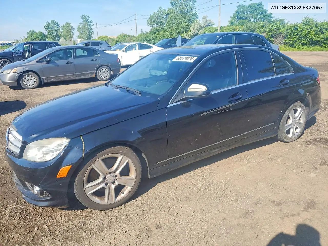 2009 Mercedes-Benz C 300 4Matic VIN: WDDGF81X89F327057 Lot: 58628876