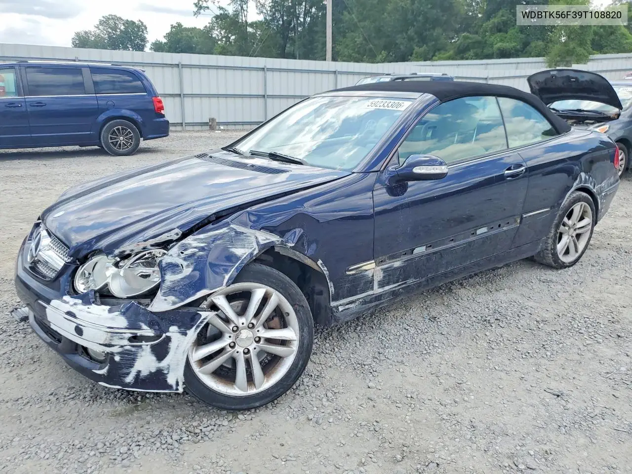 2009 Mercedes-Benz Clk 350 VIN: WDBTK56F39T108820 Lot: 59233306