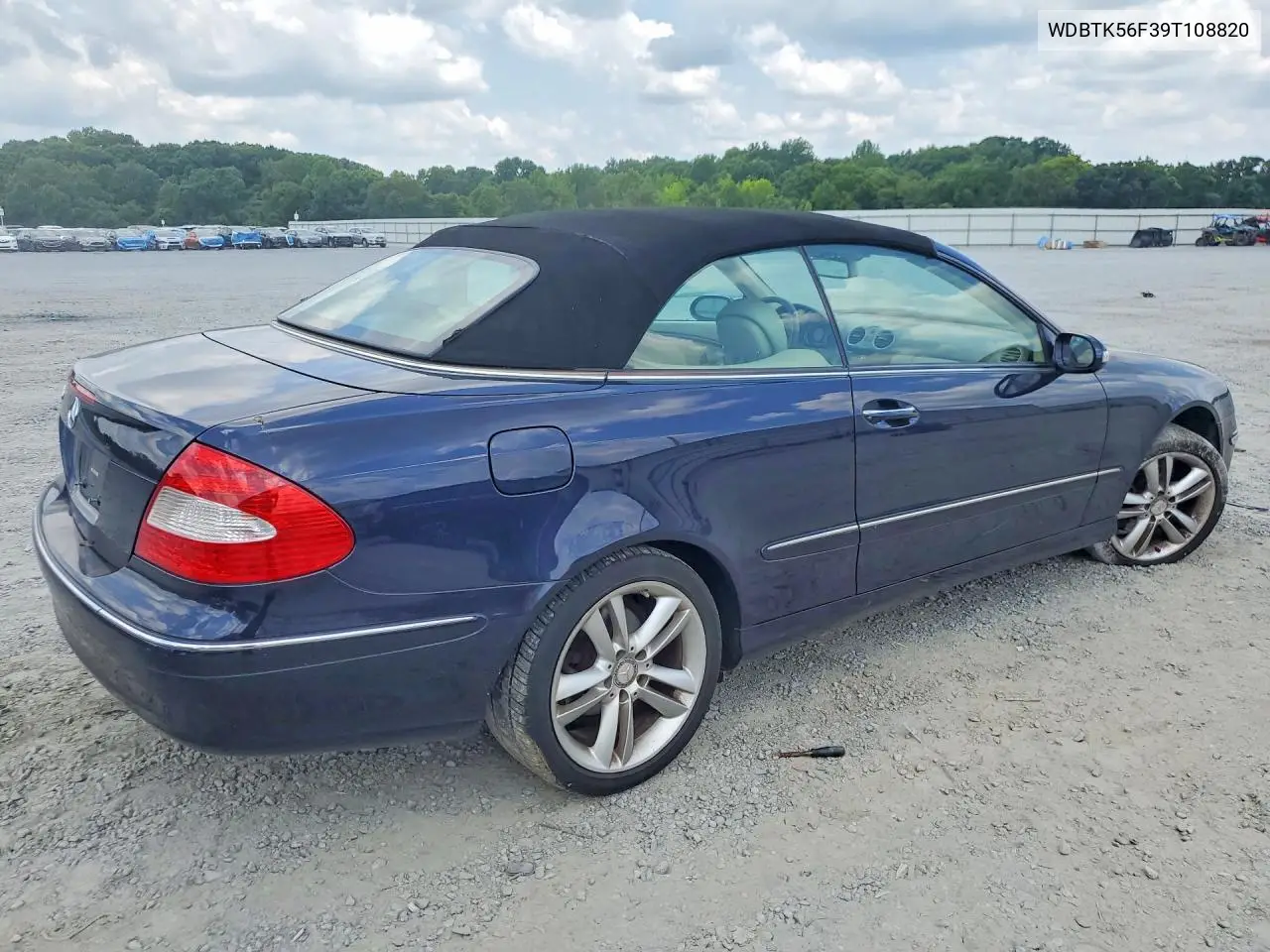 2009 Mercedes-Benz Clk 350 VIN: WDBTK56F39T108820 Lot: 59233306