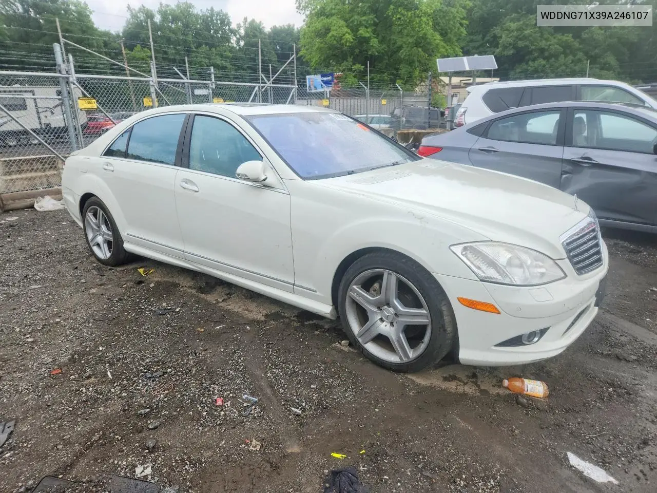 2009 Mercedes-Benz S 550 VIN: WDDNG71X39A246107 Lot: 59991326