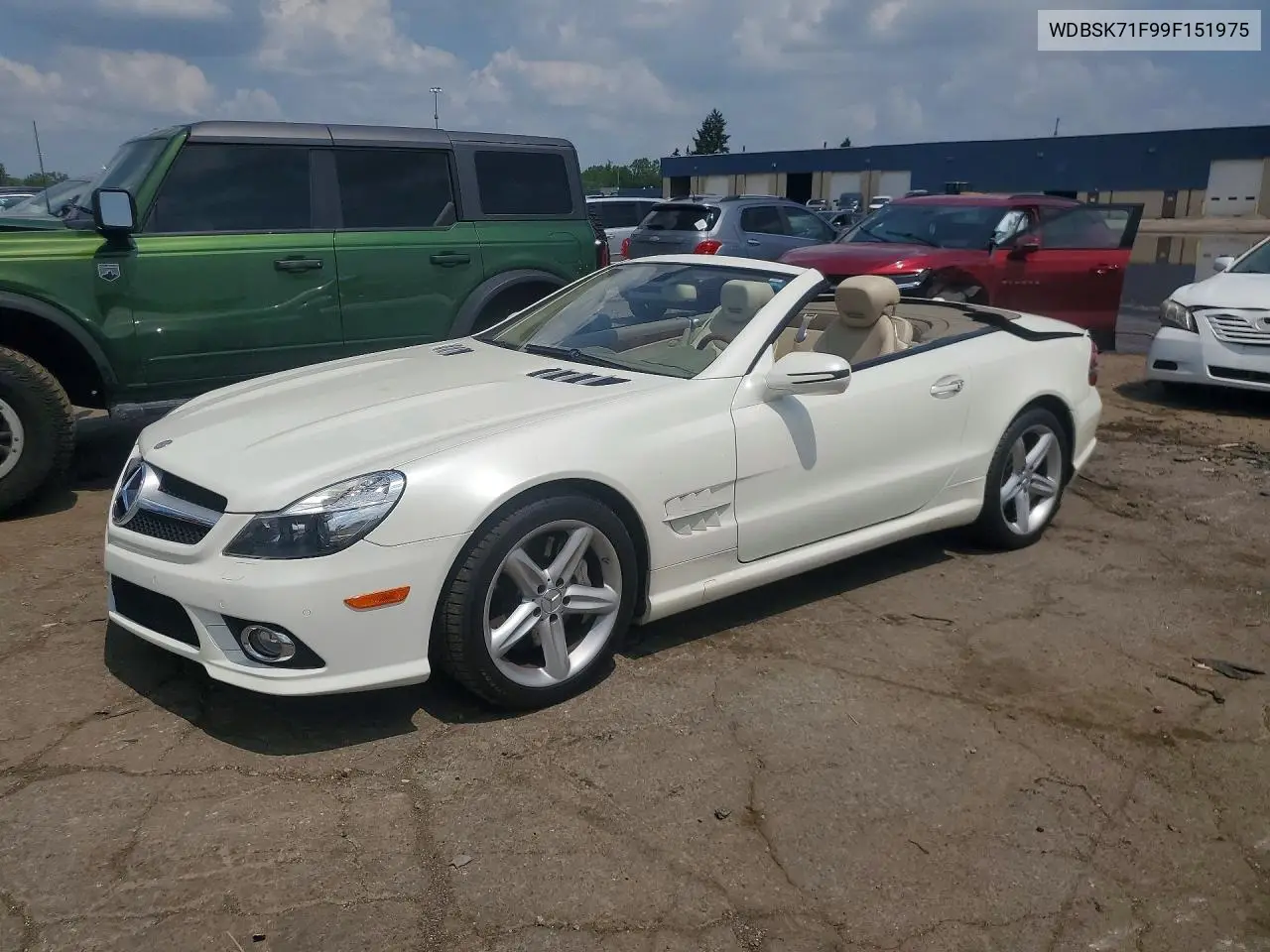 2009 Mercedes-Benz Sl 550 VIN: WDBSK71F99F151975 Lot: 60039776