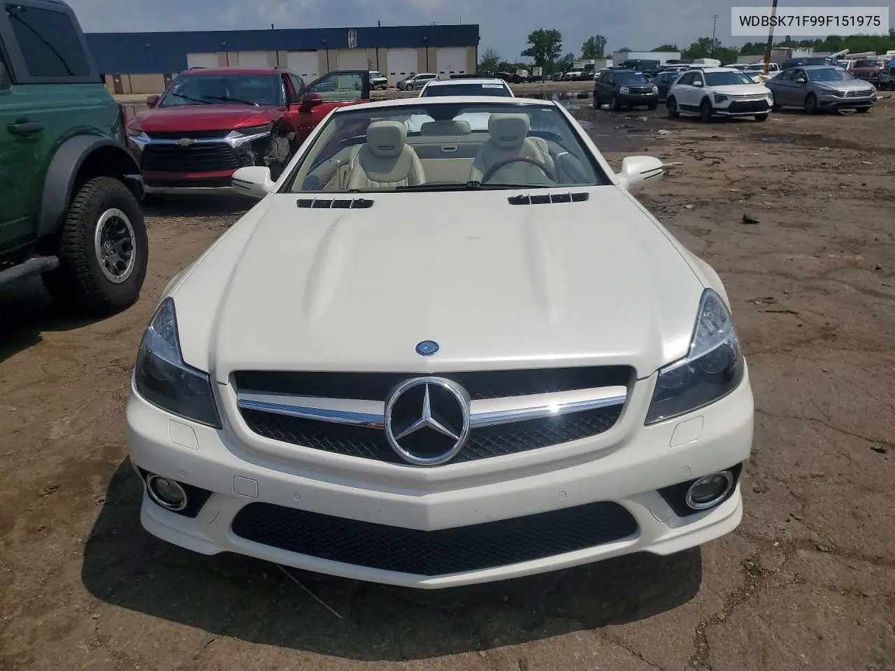 2009 Mercedes-Benz Sl 550 VIN: WDBSK71F99F151975 Lot: 60039776