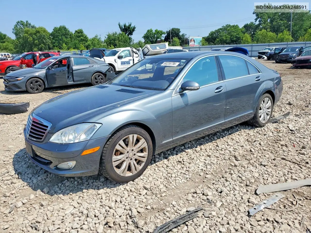 2009 Mercedes-Benz S 550 4Matic VIN: WDDNG86X29A248591 Lot: 60255796
