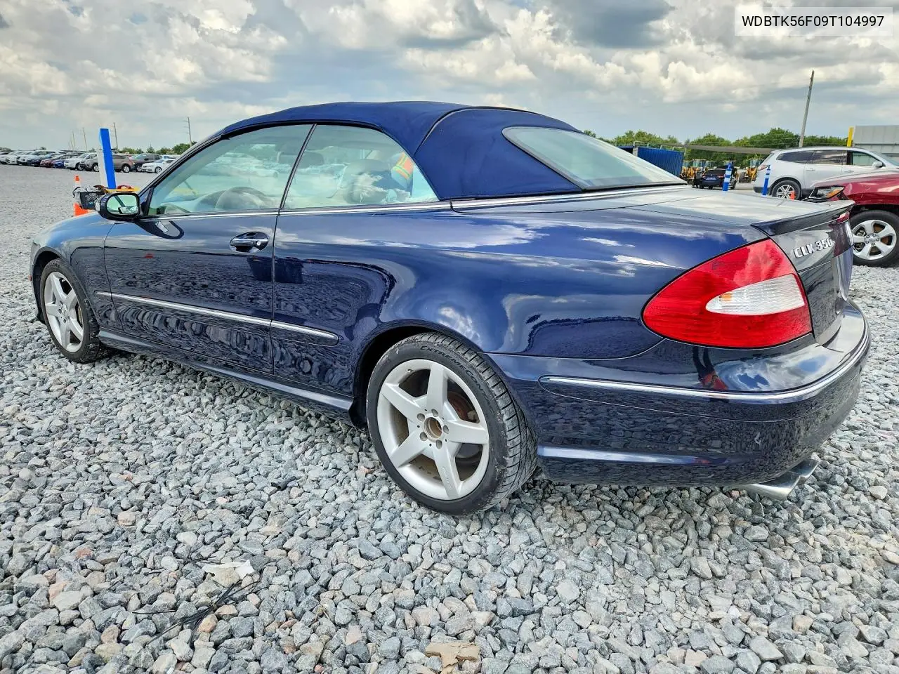 2009 Mercedes-Benz Clk 350 VIN: WDBTK56F09T104997 Lot: 60746736