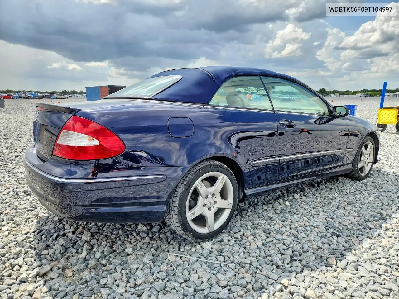 2009 Mercedes-Benz Clk 350 VIN: WDBTK56F09T104997 Lot: 60746736