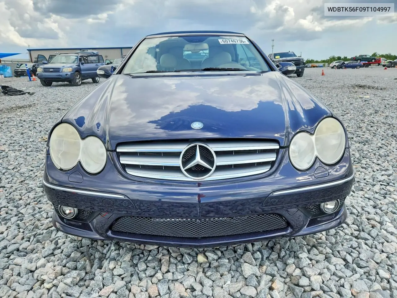 2009 Mercedes-Benz Clk 350 VIN: WDBTK56F09T104997 Lot: 60746736