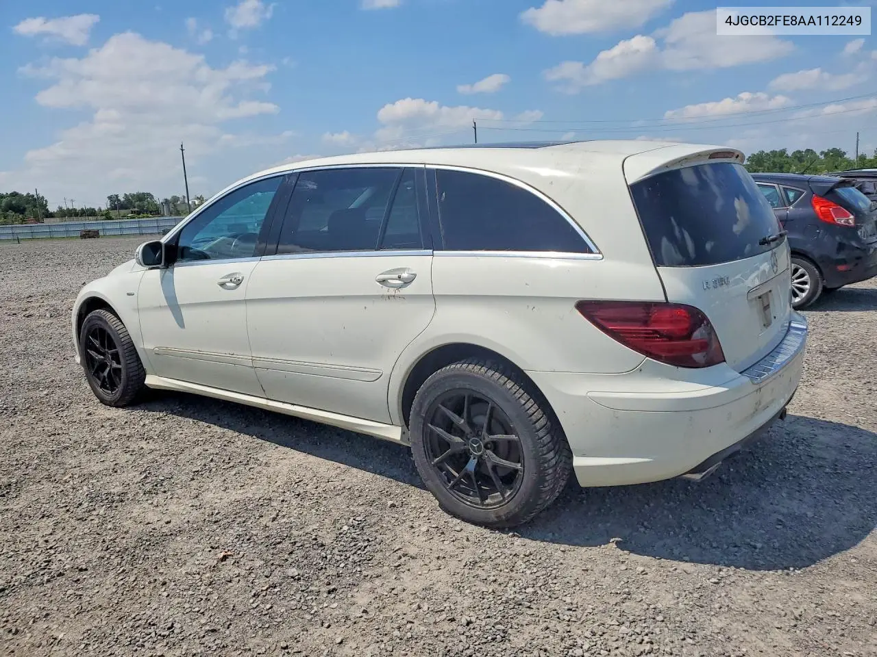 2010 Mercedes-Benz R 350 Bluetec VIN: 4JGCB2FE8AA112249 Lot: 54544956