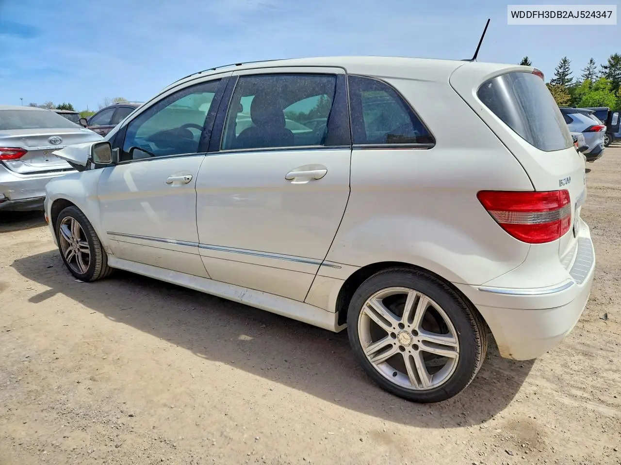 2010 Mercedes-Benz B200 VIN: WDDFH3DB2AJ524347 Lot: 54595586