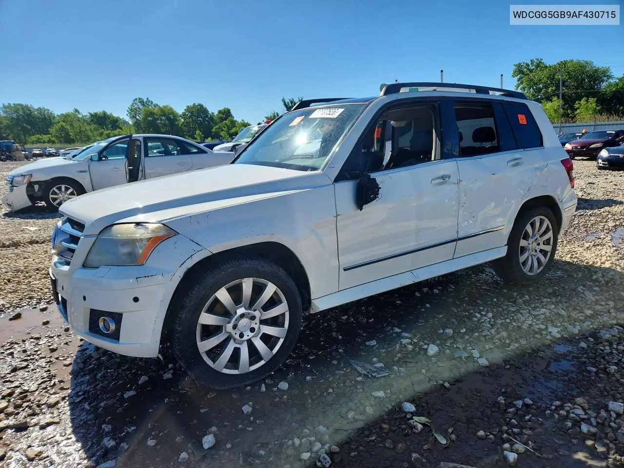 2010 Mercedes-Benz Glk 350 VIN: WDCGG5GB9AF430715 Lot: 56637526