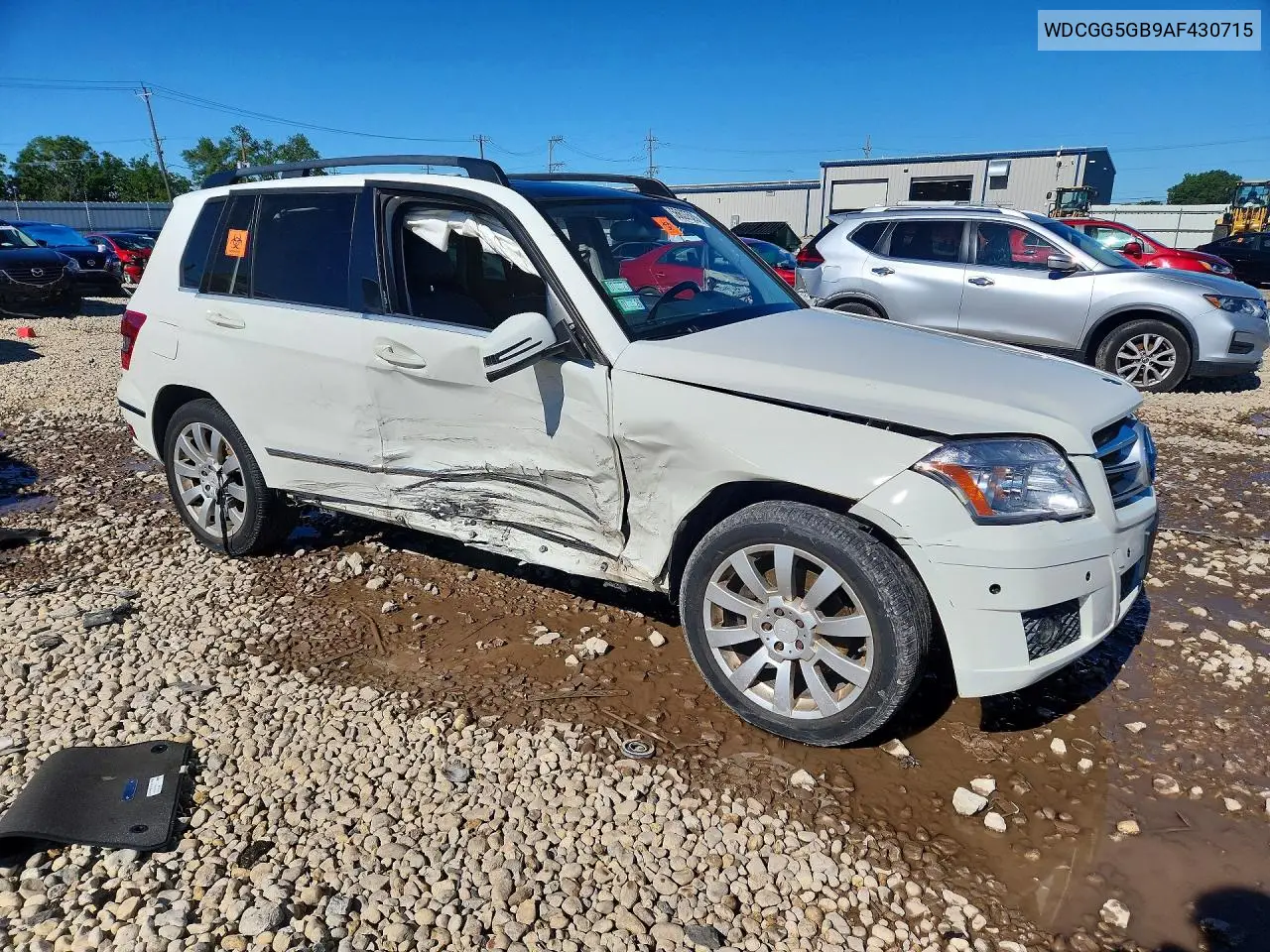 2010 Mercedes-Benz Glk 350 VIN: WDCGG5GB9AF430715 Lot: 56637526