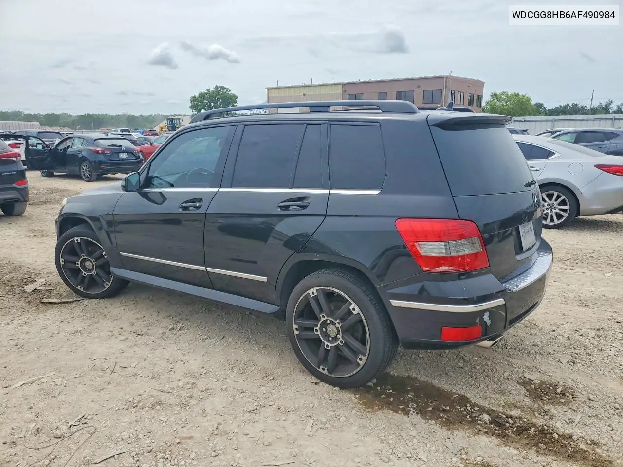 2010 Mercedes-Benz Glk 350 4Matic VIN: WDCGG8HB6AF490984 Lot: 57181226