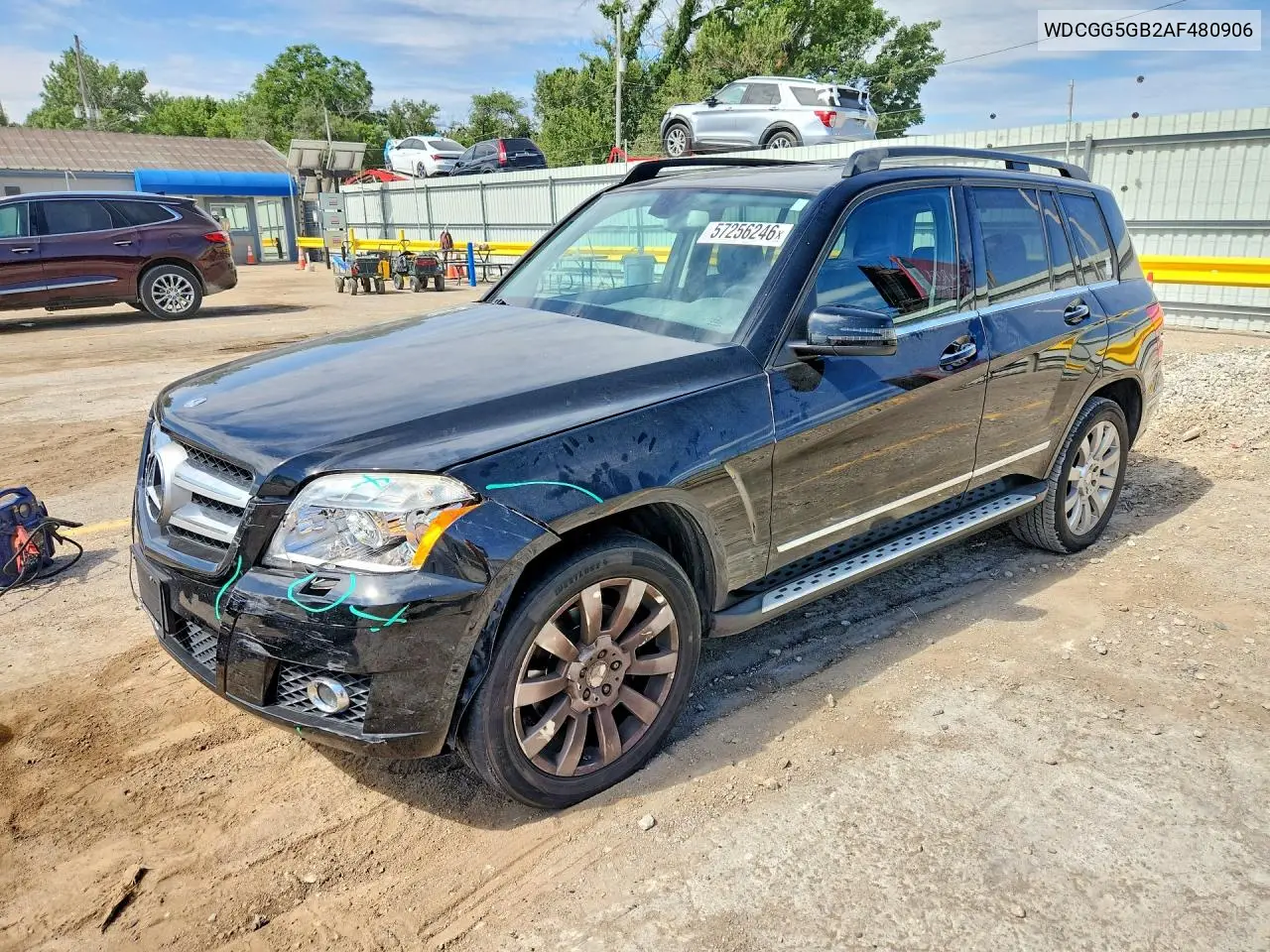 2010 Mercedes-Benz Glk 350 VIN: WDCGG5GB2AF480906 Lot: 57256246