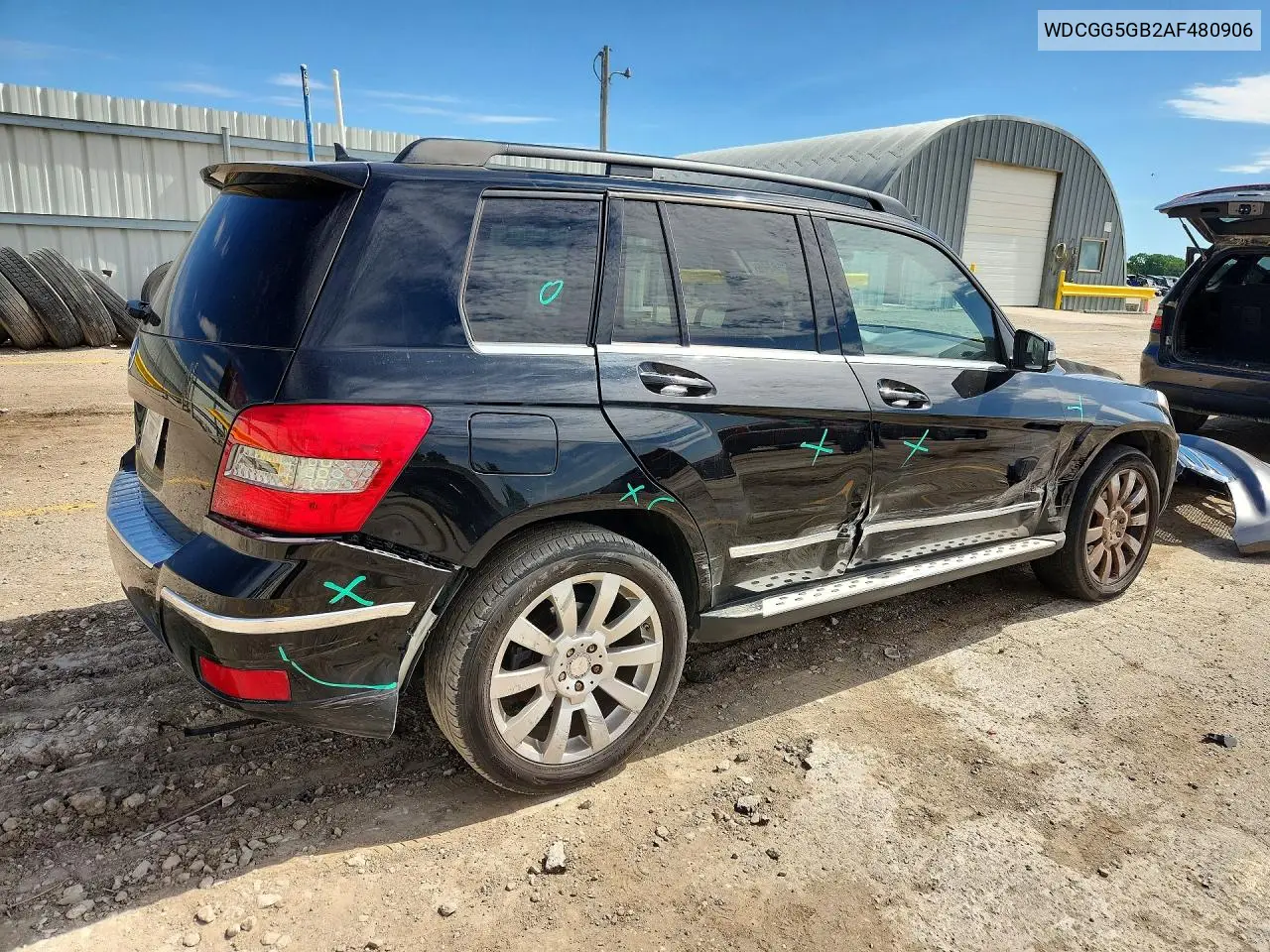 2010 Mercedes-Benz Glk 350 VIN: WDCGG5GB2AF480906 Lot: 57256246