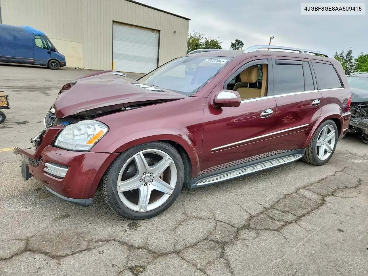 2010 Mercedes-Benz Gl 550 4Matic VIN: 4JGBF8GE8AA609416 Lot: 58457486