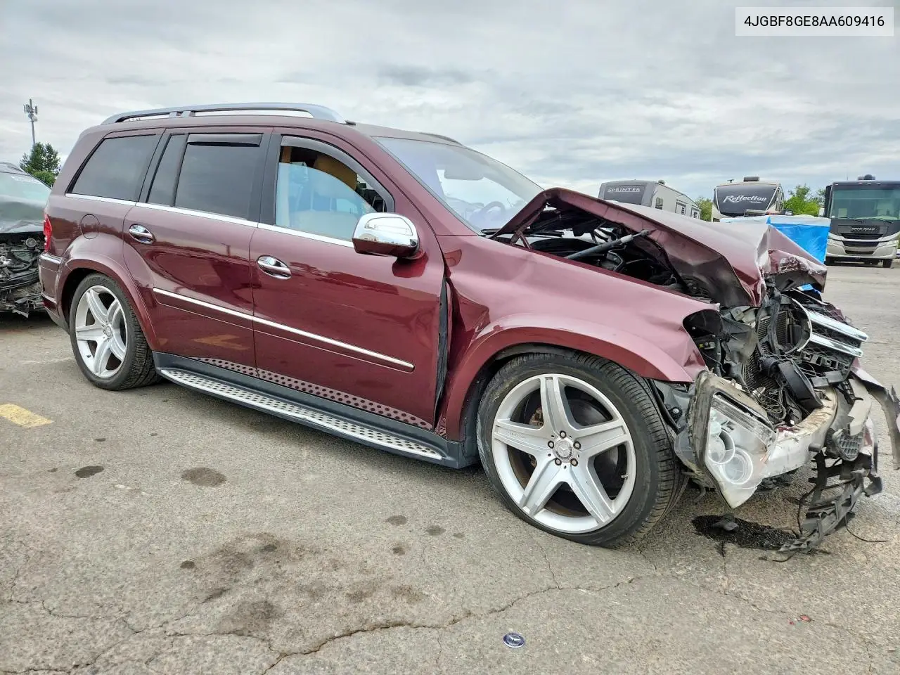 2010 Mercedes-Benz Gl 550 4Matic VIN: 4JGBF8GE8AA609416 Lot: 58457486