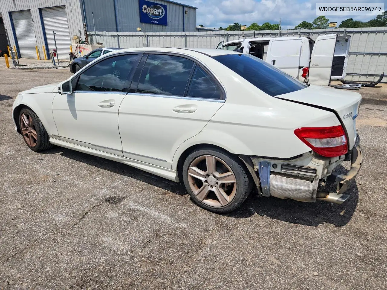 2010 Mercedes-Benz C 300 VIN: WDDGF5EB5AR096747 Lot: 58540836