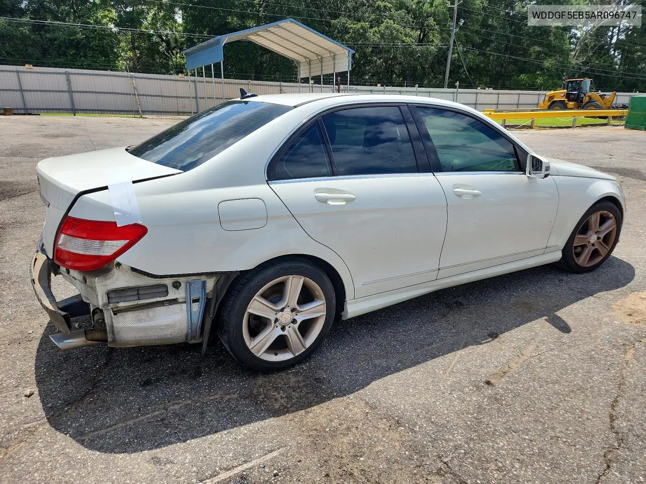 2010 Mercedes-Benz C 300 VIN: WDDGF5EB5AR096747 Lot: 58540836