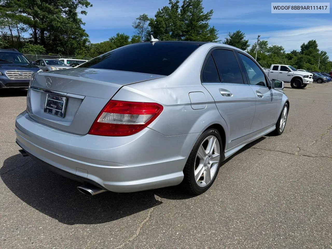 2010 Mercedes-Benz C 300 4Matic VIN: WDDGF8BB9AR111417 Lot: 58832046