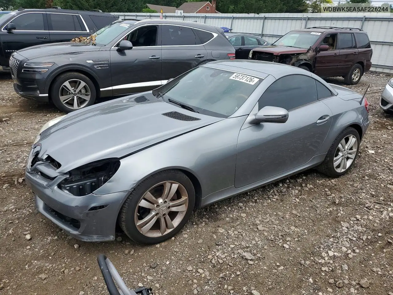 2010 Mercedes-Benz Slk 300 VIN: WDBWK5EA5AF226244 Lot: 59737126