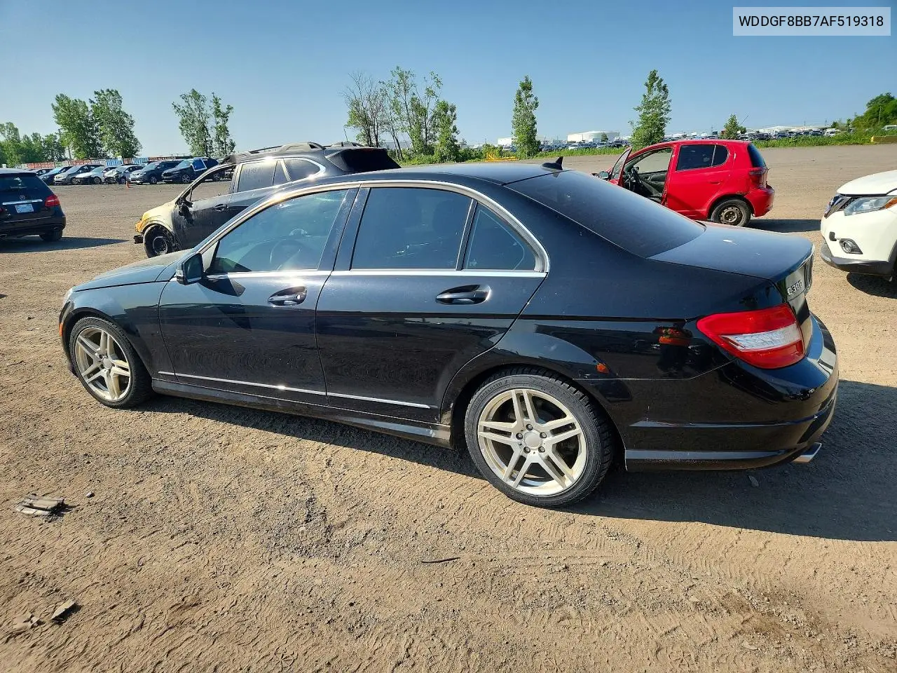 2010 Mercedes-Benz C 300 4Matic VIN: WDDGF8BB7AF519318 Lot: 59972986