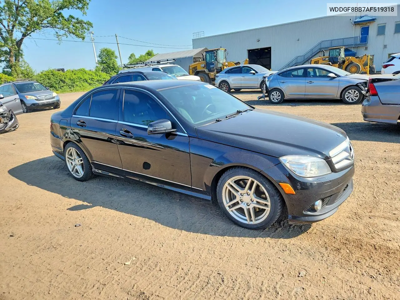 2010 Mercedes-Benz C 300 4Matic VIN: WDDGF8BB7AF519318 Lot: 59972986