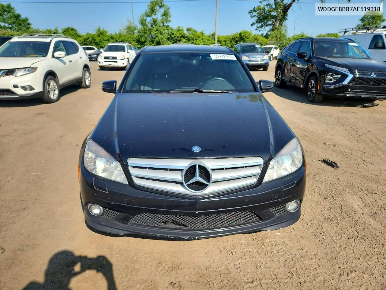 2010 Mercedes-Benz C 300 4Matic VIN: WDDGF8BB7AF519318 Lot: 59972986