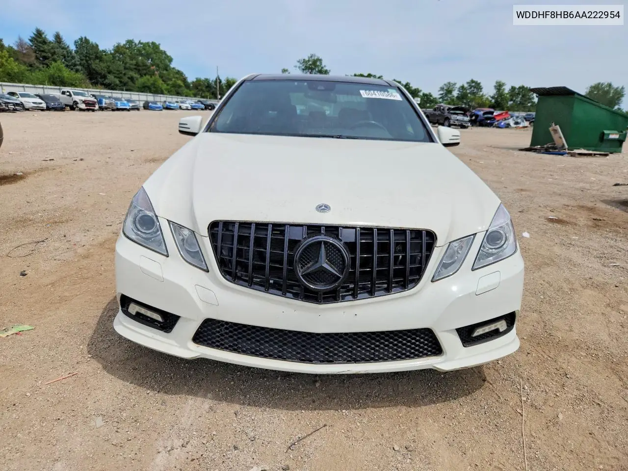 2010 Mercedes-Benz E 350 4Matic VIN: WDDHF8HB6AA222954 Lot: 60410586