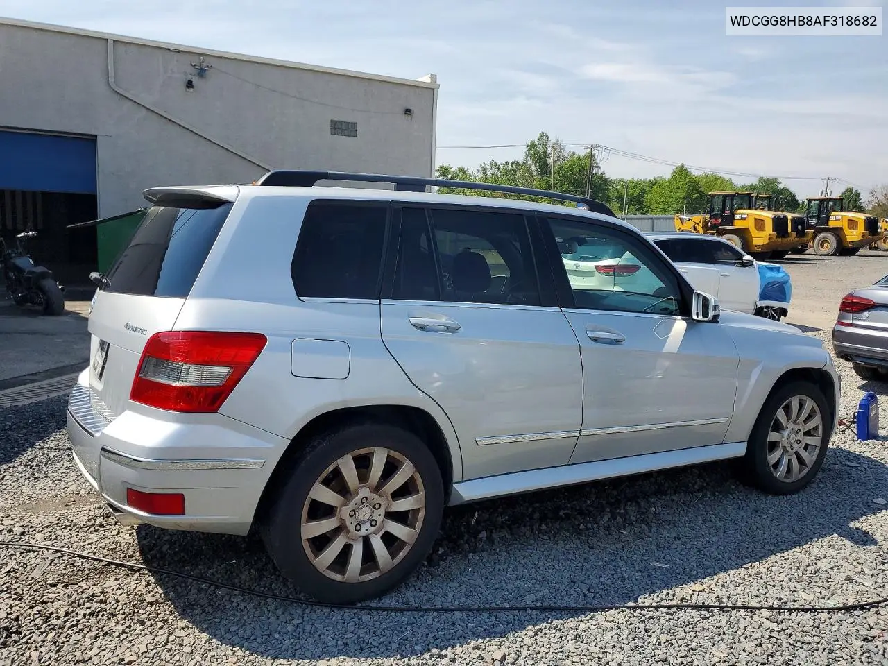 2010 Mercedes-Benz Glk 350 4Matic VIN: WDCGG8HB8AF318682 Lot: 60487696