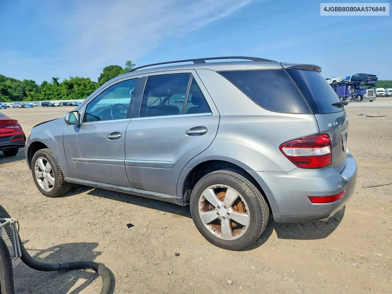 2010 Mercedes-Benz Ml 350 4Matic VIN: 4JGBB8GB0AA576848 Lot: 60928366