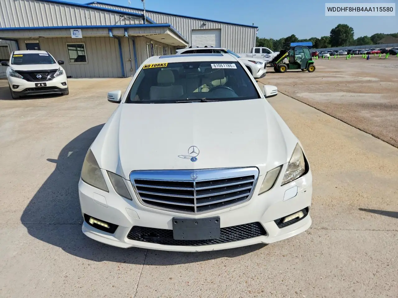 2010 Mercedes-Benz E 350 4Matic VIN: WDDHF8HB4AA115580 Lot: 61061186