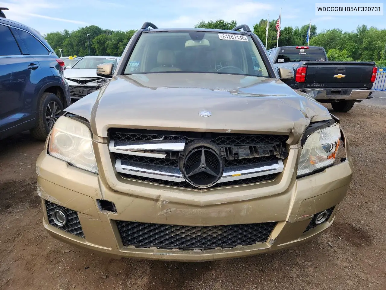 2010 Mercedes-Benz Glk 350 4Matic VIN: WDCGG8HB5AF320731 Lot: 61201136